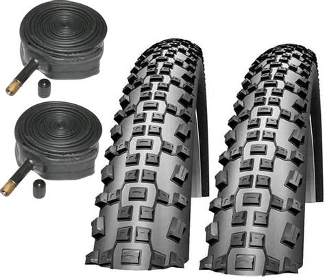 Schwalbe Rapid Rob X Mountain Bike Tyres With Schrader Inner