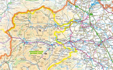 North Yorkshire County Map | I Love Maps