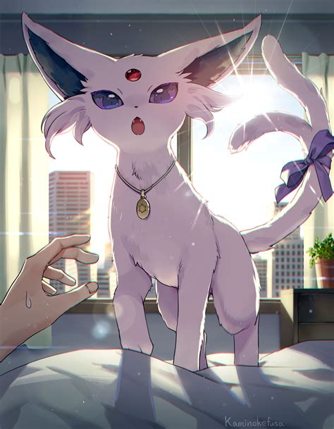 Espeon Pokemon Drawn By Kaminokefusa Danbooru