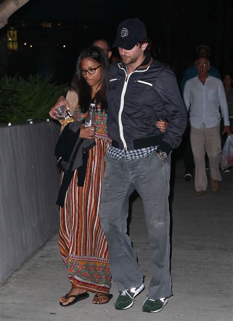 ZOE SALDANA and Bradley Cooper Leaves a Movie Theater in West Hollywood – HawtCelebs