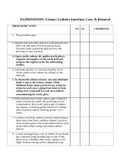 Sterile Field Checklist 1 .docx - INFECTION: Preparing & Maintaining a Sterile Field PROCEDURE ...