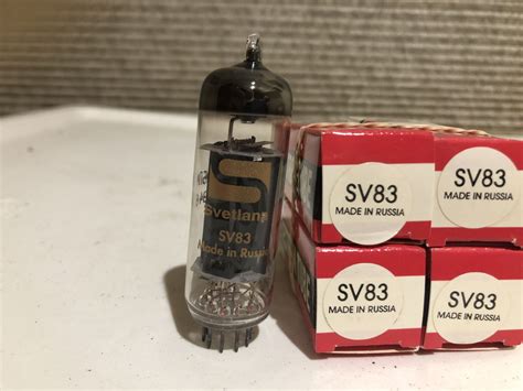 Svetlana SV83 NOS Vacuum Tubes For Sale Tubes Unlimited