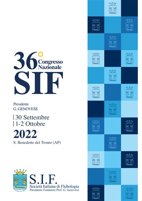 36 Congresso nazionale SIF Società italiana flebologia