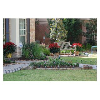 West Houston Front Yard Traditional Landscape Houston By