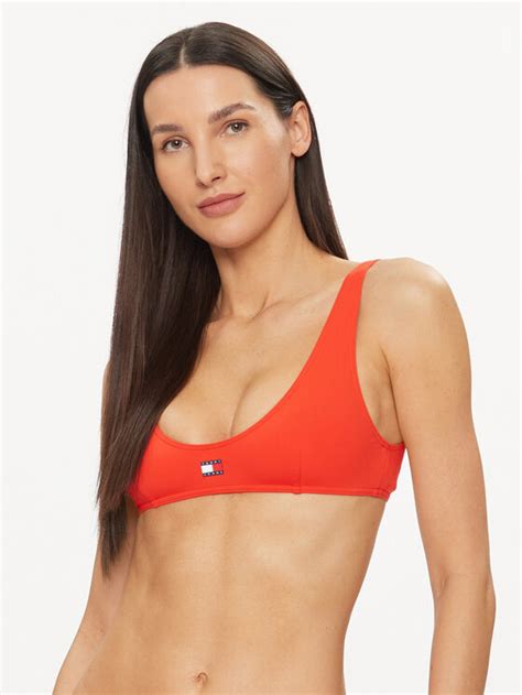 Tommy Hilfiger Haut De Bikini UW0UW05098 Rouge Modivo Fr