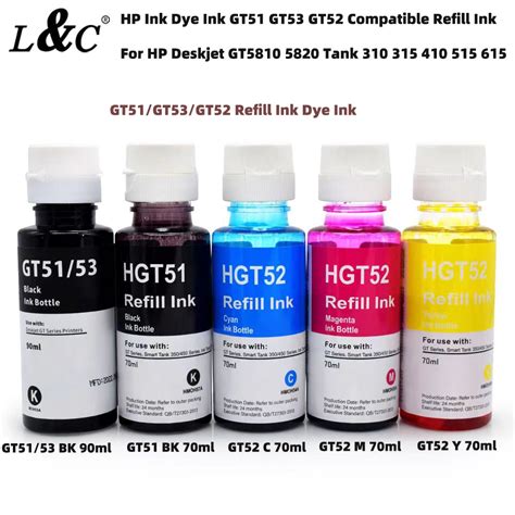 L C Refill Hp Ink Gt Gt Gt Dye Ink For Hp Deskjet Printer Gt