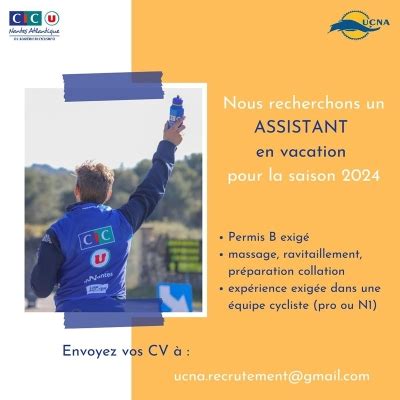 Le Cic U Nantes Atlantique Recherche Un Assistant En Vacation Velo