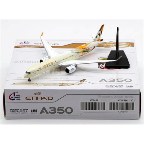 Xx4496a Alloy Collectible Plane T Jc Wings 1400 Etihad Airways