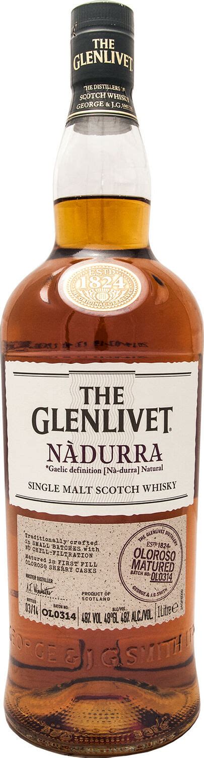 The Glenlivet Pure Single Malt Scotch Whisky Nàdurra Oloroso Matured