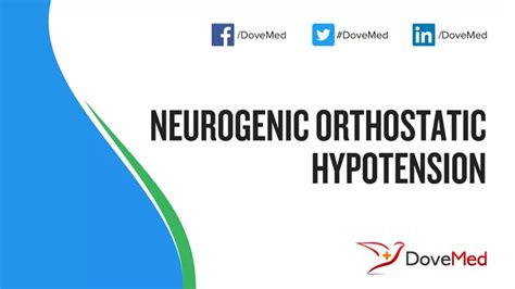 Neurogenic Orthostatic Hypotension Dovemed