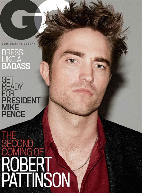 Robert Kristen Robert Pattinson En Couverture Du Magazine Gq