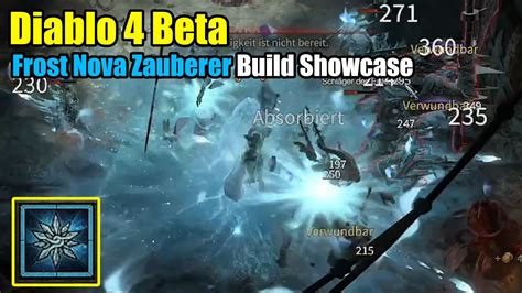 Diablo Beta Frost Nova Zauberer Build Showcase Youtube