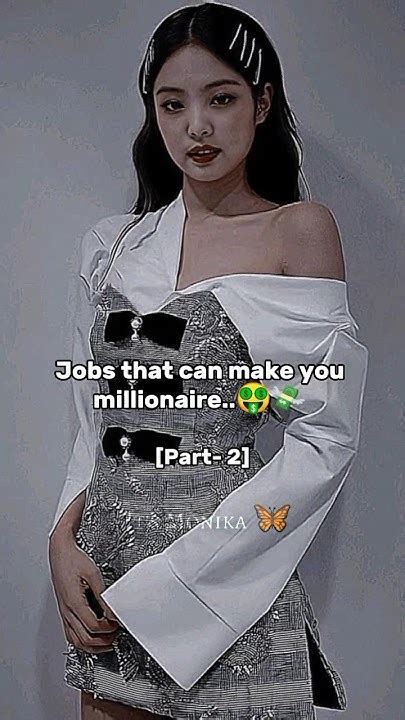 Jobs That Can Make You Millionaire 🤑💸 [part 2] Shorts Jennie