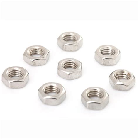 Pcs Stainless Steel Six Angle Nut Screw Cap M Din A