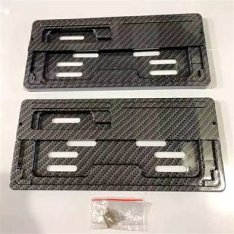 Jual BINGKAI PLAT NOMOR CARBON SNI COVER PLAT NOMOR CARBON SET DEPAN