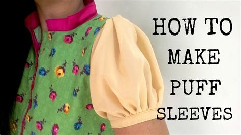 HOW TO MAKE PUFF SLEEVES SEWING TUTORIAL ANJALEE SHARMA Sewing