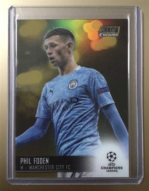 Topps Stadium Club Chrome Uefa Champions League Phil Foden