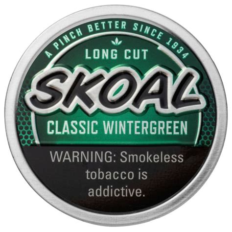 Order Skoal Wintergreen 1 2oz Long Cut Northerner US