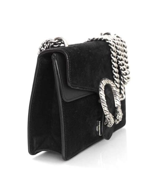 Gucci Dionysus Bag Black Suede Paul Smith