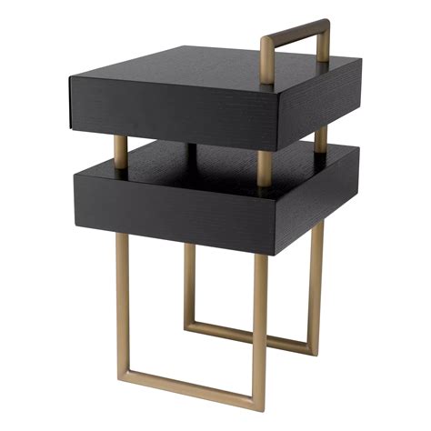 Eichholtz Beistelltisch Bedini Brushed Brass Bei Villatmo De