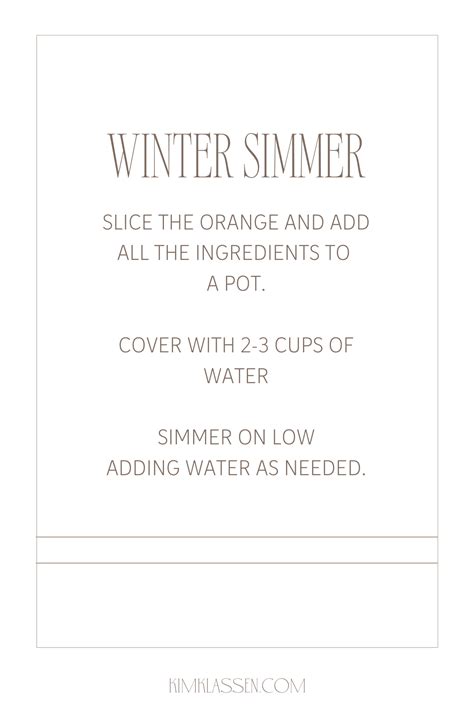 simmer pot instructions printable 1
