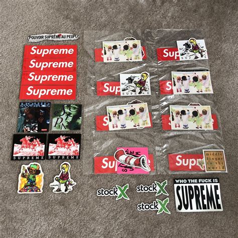 Supreme supreme sticker packs | Grailed