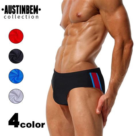 Austinbem Swimwear Men Melting Swimming Trunks Mens Bathing Short Gay Swimsuit Zwembroek Jongen