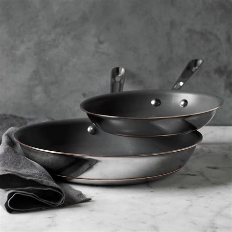 All Clad Copper Core Nonstick Frying Pan Set 20 Cm 25 Cm Williams Sonoma Au