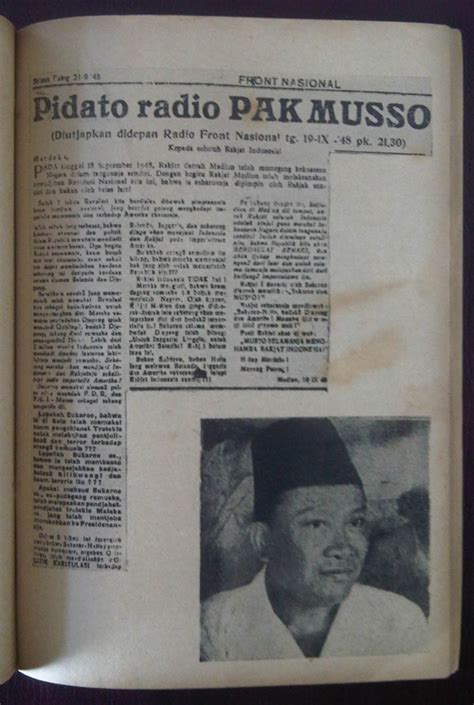 Koleksi Tempo Doeloe Buku Langka Menjingkap Pembrontakan PKI Dalam