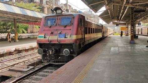 Mumbai Csmt Hyderabad Sf Express Skipping Byculla With Wap