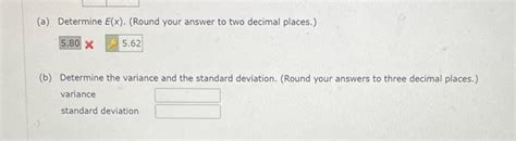 Solved Consider the following probability distribution. | Chegg.com