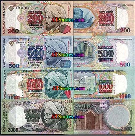 Kazakhstan Banknotes Kazakhstan Paper Money Catalog And Kazakh