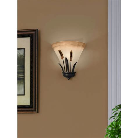 Portfolio 9 In W 1 Light Antique Bronze Pocket Hardwired Wall Sconce In