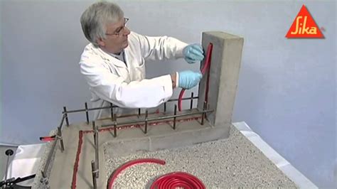 SikaSwell Waterstop Installation Demo Sika Limited - YouTube