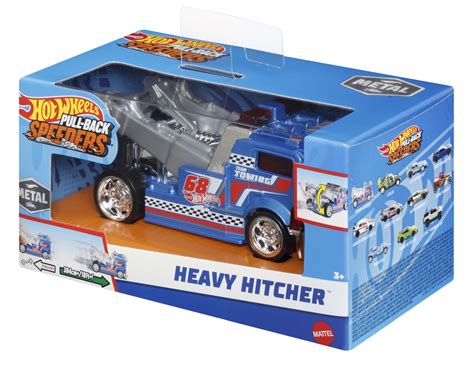 HOT WHEELS MASINUTA METALICA CU SISTEM PULL BACK HEAVY HITCHER SCARA 1 43 SuperHeroes ToysZone