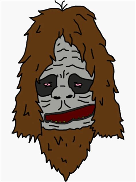 Sassy The Sasquatch Sticker For Sale By Jamesheron Redbubble