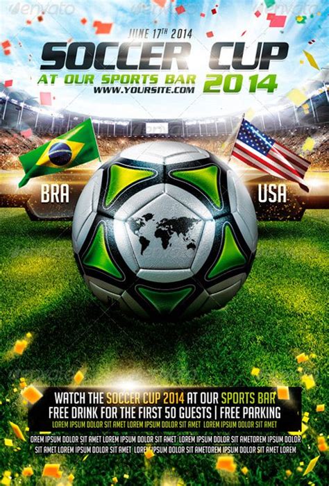 Soccer Flyer Psd