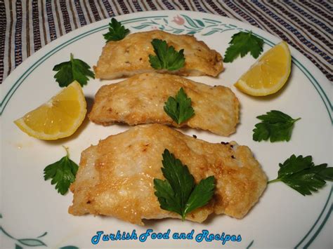 Turkish Food And Recipes Pan Fried Walleye Pike Tavada Walleye Pike