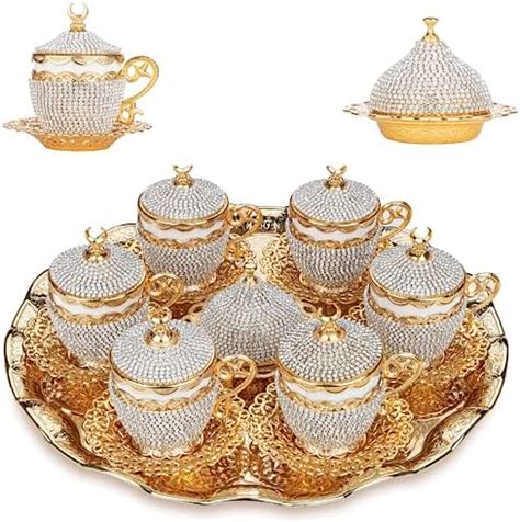 Amazon Sale Set Of Ottoman Turkish Greek Arabic Coffee