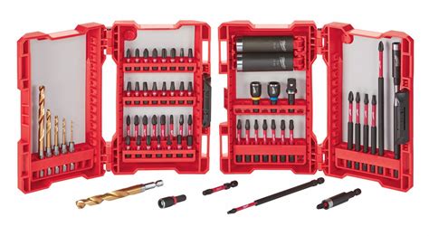 Milwaukee Piece Screwdriver Bit Set In Hex Shank Size Zj