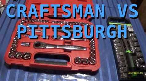 Craftsman Vs Pittsburgh Pass Through Socket Sets Youtube