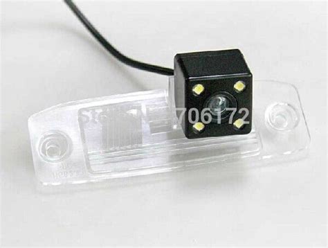 Factory Selling 4 Led Color CCD Car Reverse Rear View Backup Camera