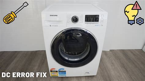 Samsung Washing Machine Dc Error Repair Youtube