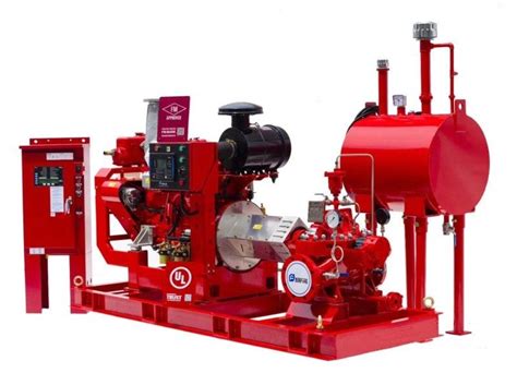 Diesel Engine Split Case Fire Pump With Electric Motor 1000 Gpm