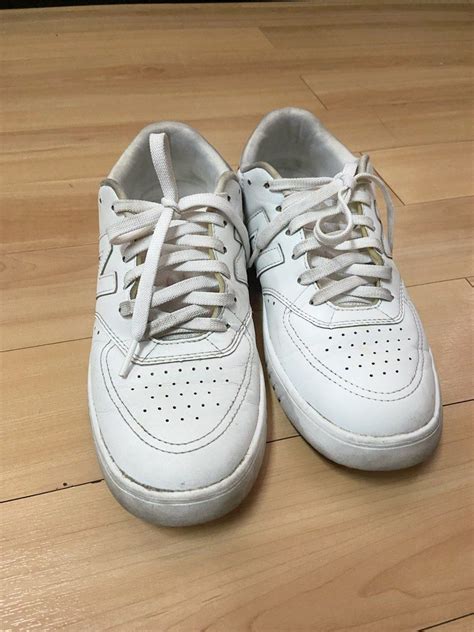 New Balance White Shoes Mens Fashion Footwear Sneakers On Carousell