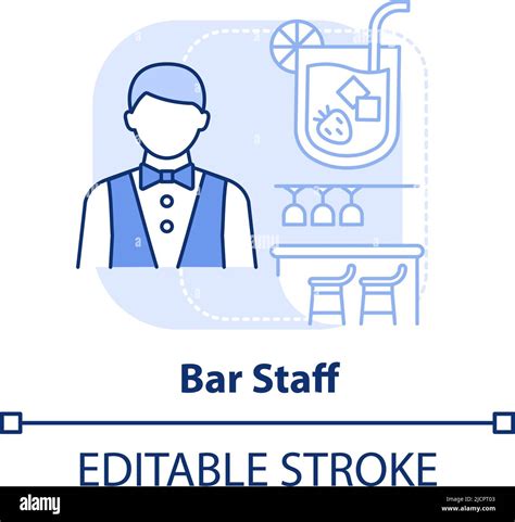 Bar Staff Start Stock Vector Images Alamy