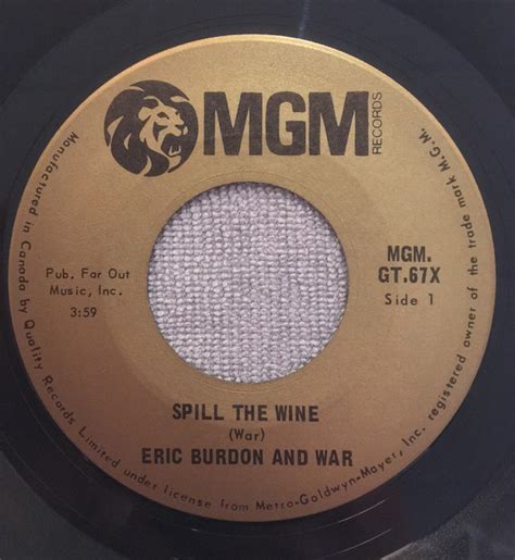 Eric Burdon And War – Spill The Wine (1970, Vinyl) - Discogs