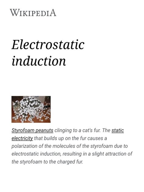 Electrostatic Induction | PDF | Electric Charge | Electrostatics