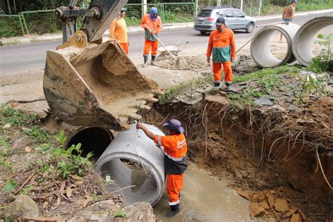 Informe Manaus Prefeitura De Manaus Implanta Rede De Drenagem Nas