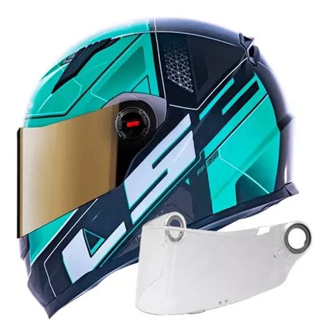 Capacete Ls2 Ff358 Ultra Preto Verde Viseira Espelhada Parcelamento